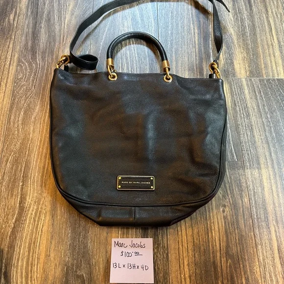 Marc Jacobs Dark Brown Leather Shoulder Bag - Picture 1 of 2